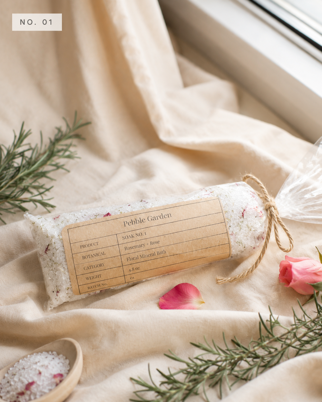 Soak No.01 — Rosemary + Rose